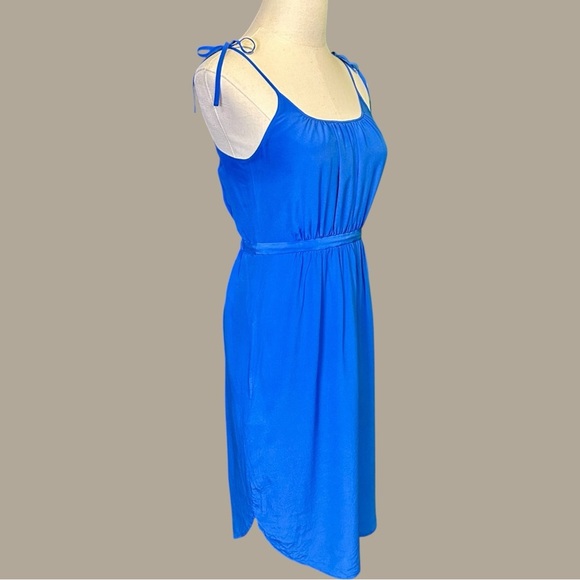 Madewell ‘Skyway 100% Silk Tie-Strap Cami Dress’ in Royal Blue Size 0 - Picture 15 of 15